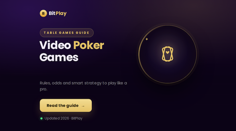 video poker games